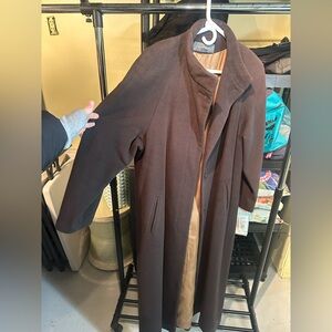 Liz Claiborne Dark Brown Trench Coat